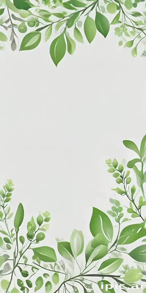 background white and green