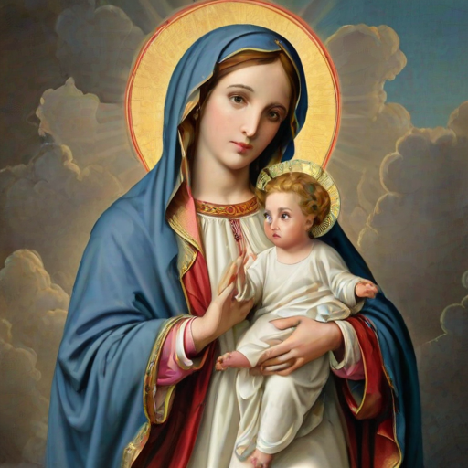 virgin mary clipart