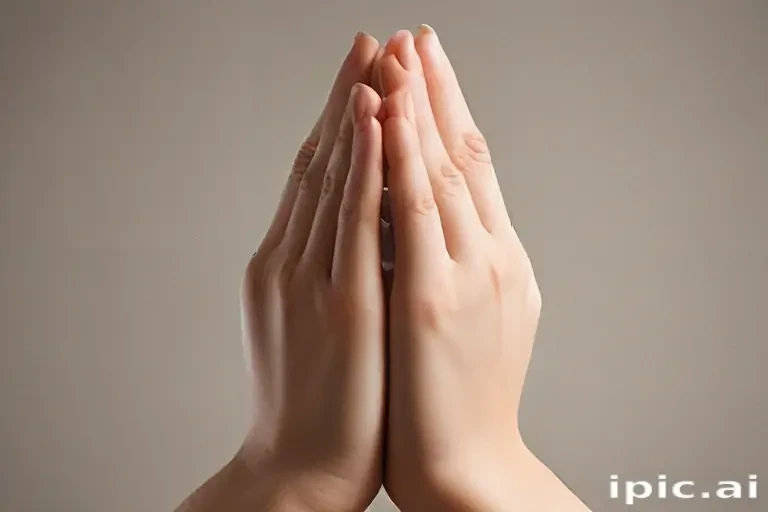 prayer hands transparent background