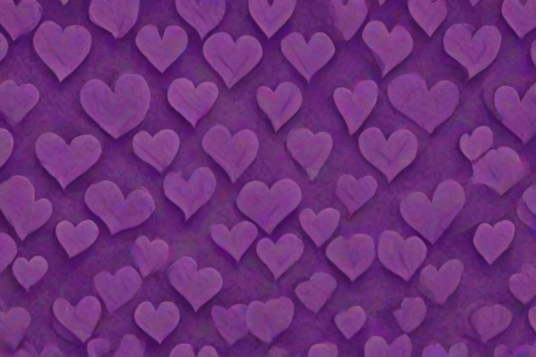 purple heart pattern wallpaper