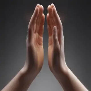 prayer hands transparent background