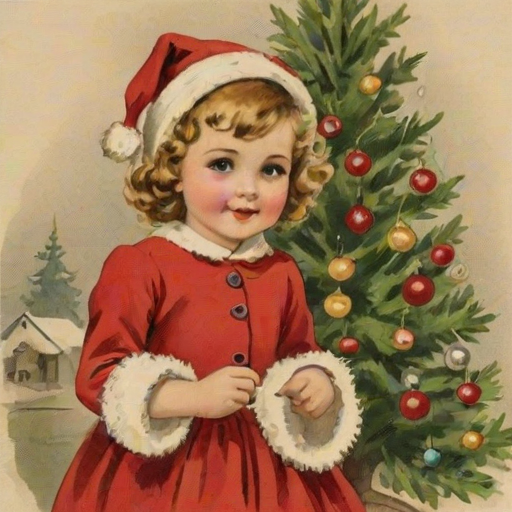 free printable vintage christmas pictures
