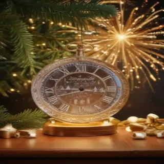 happy new year vintage