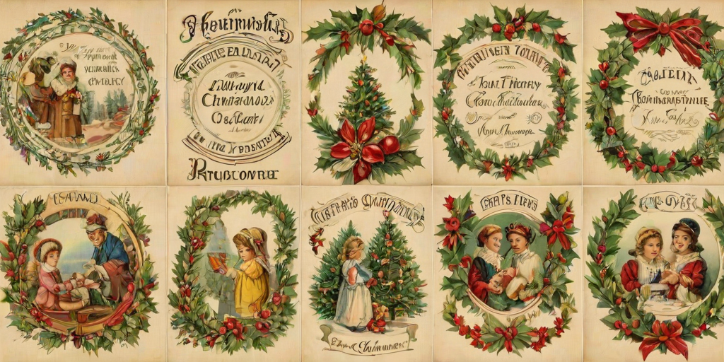 free vintage printables christmas
