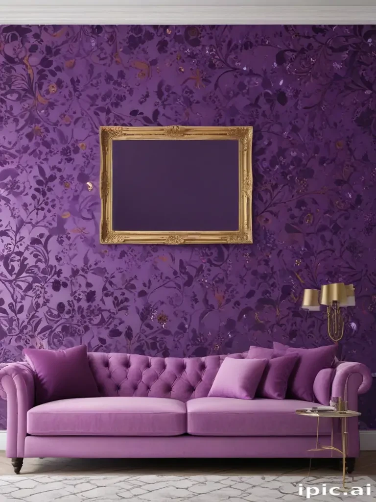 purple wallpaper with glitter