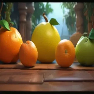 cartoon fruit