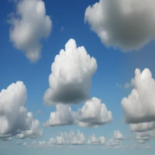 clouds no background