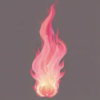 pink flames png