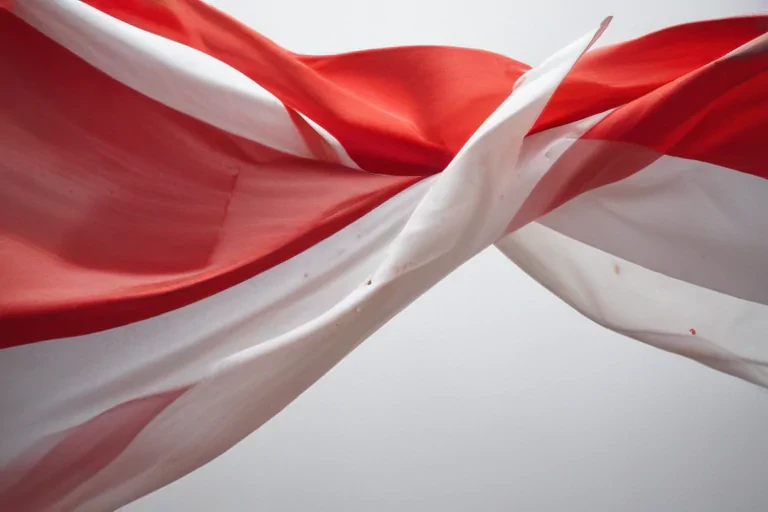red and white flag