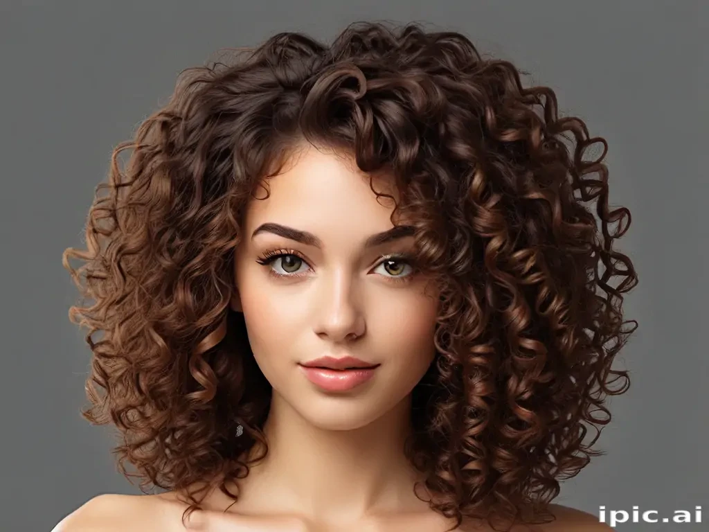curly hair png