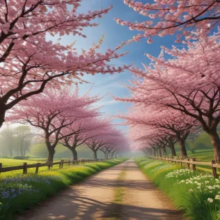 spring aesthetic desktop wallpaper