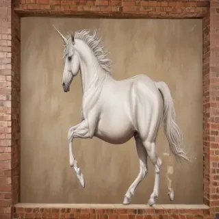 unicorn outline