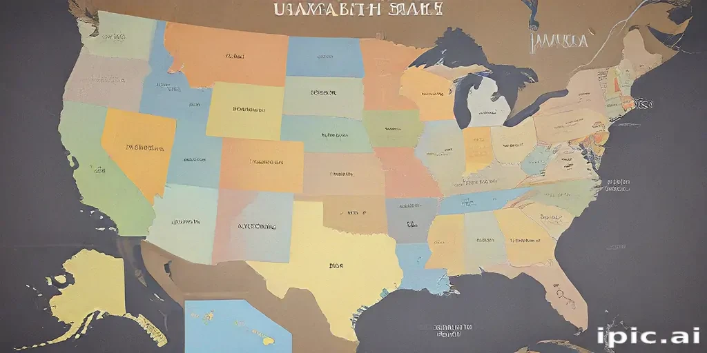 united states map