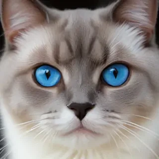 ojos azules cat breed