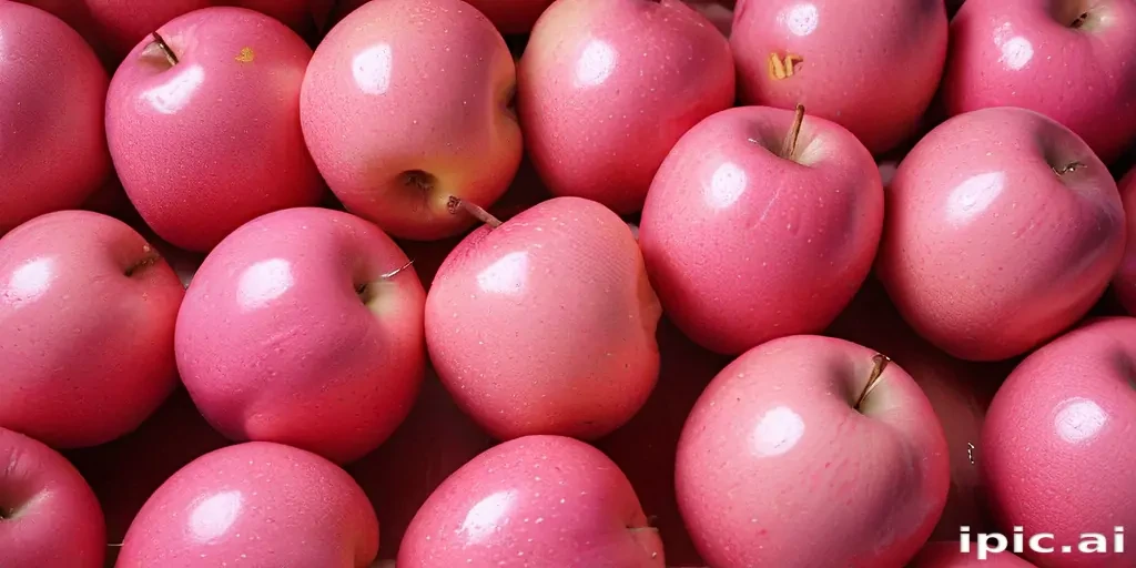pink apple wallpaper