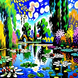 monet desktop background