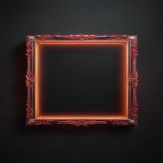 neon frame png