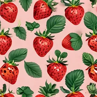 aesthetic strawberry wallpaper