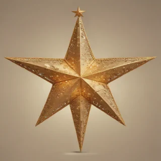 christmas star clipart