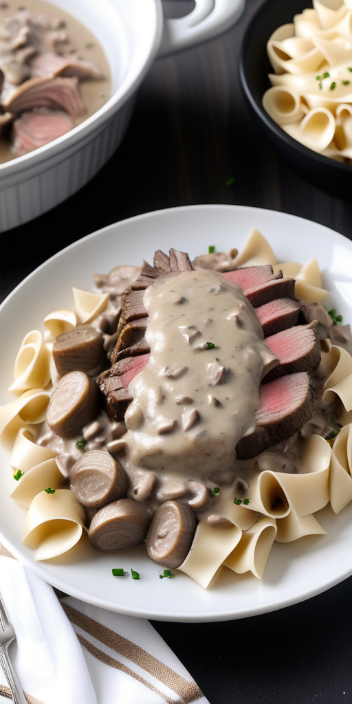 leftover prime rib beef stroganoff