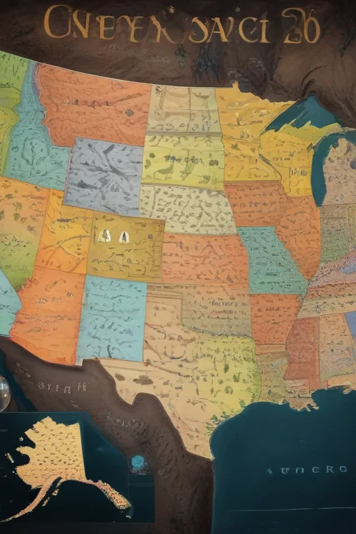 map of usa states