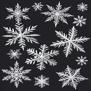 png snowflakes