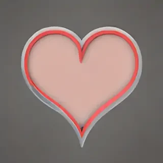 outline heart png