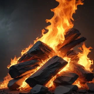 background with fire