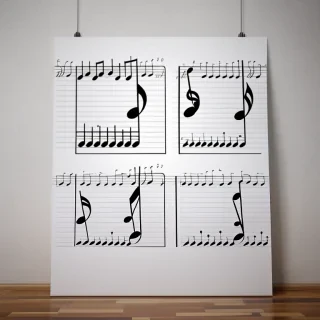 music notes transparent