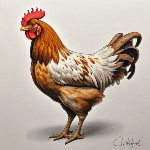 chicken drawing