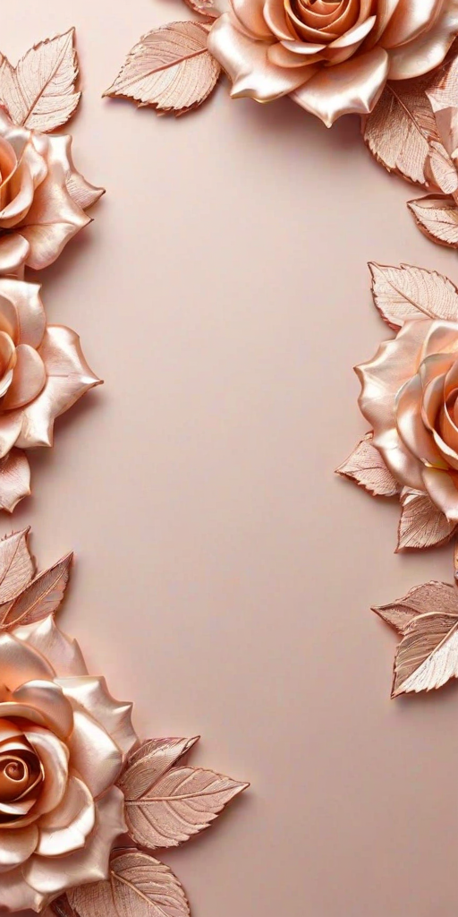 cute rose gold wallpapers