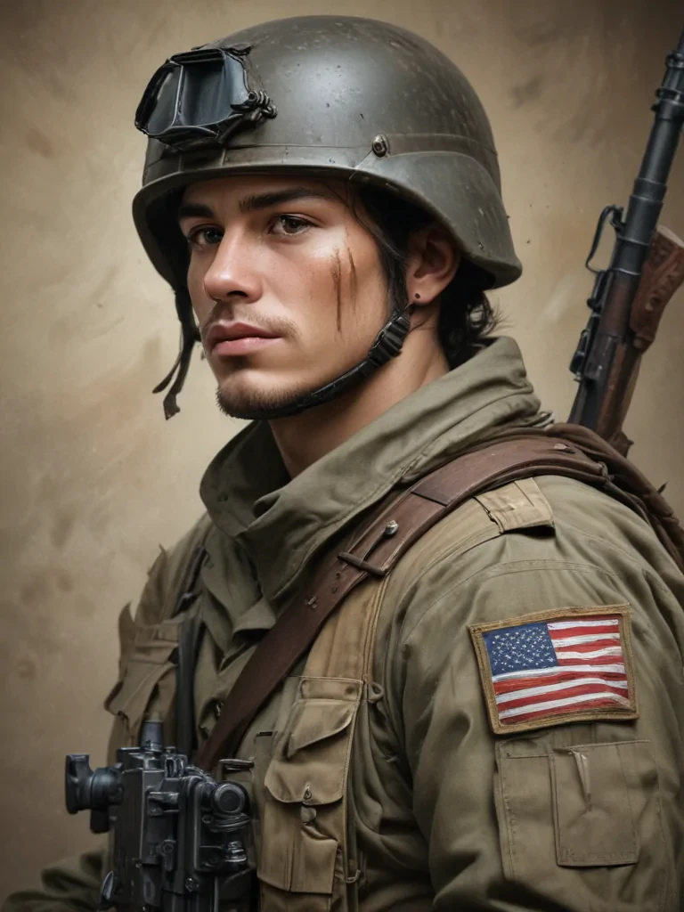 soldiers drawing