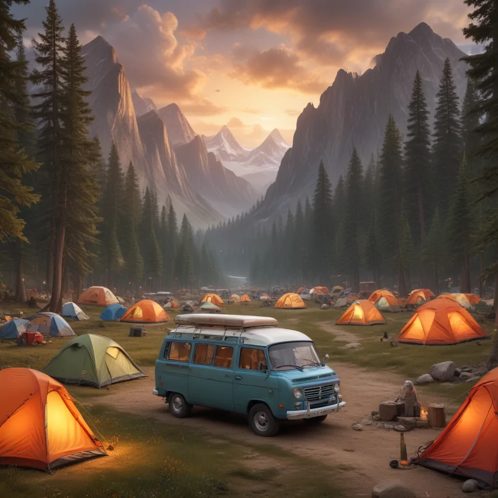 camping background