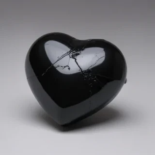 broken heart black