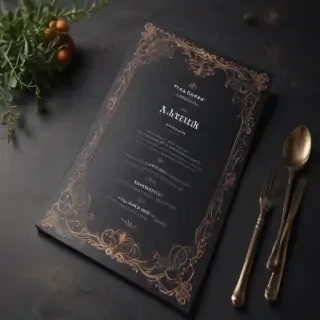 menu mockup free