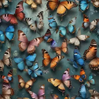 butterflies transparent background