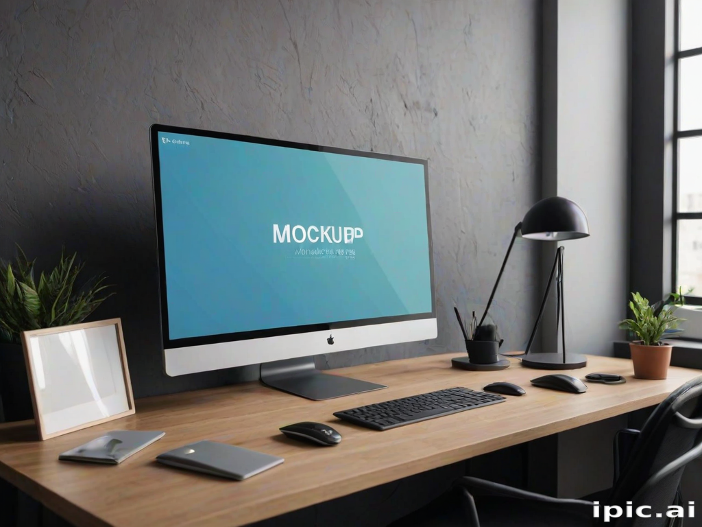 pc screen mockup