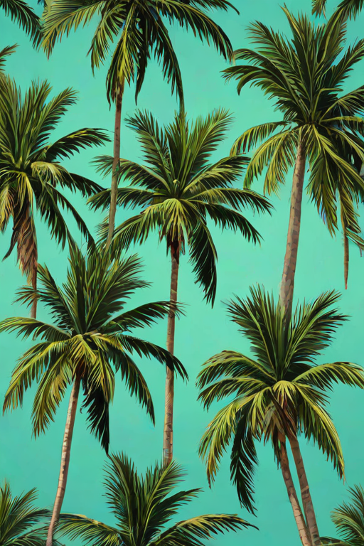 palm trees background