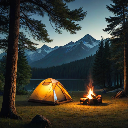 camping background