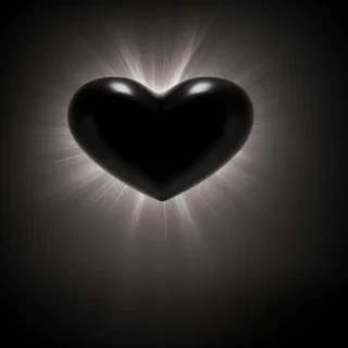 black heart pic