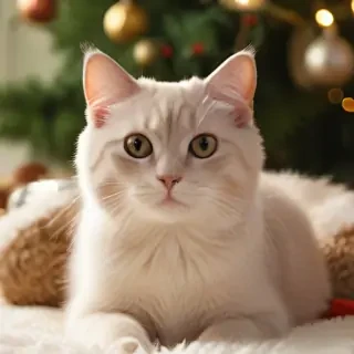 cat christmas wallpaper