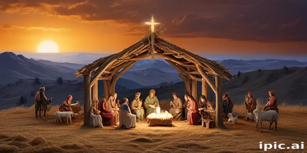 manger scene images free