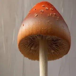 thin stemmed mushroom