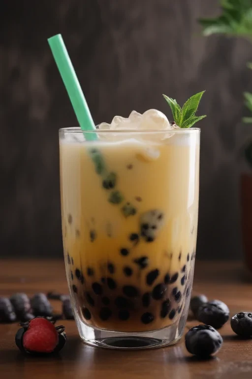 boba tea background