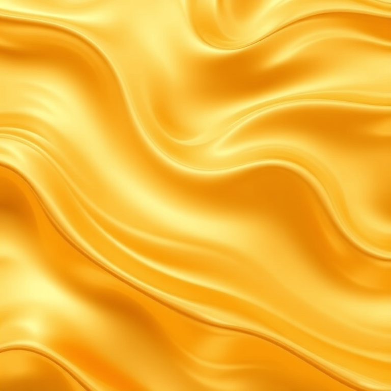 Capture a smooth, flowing abstract pattern with warm golden tones, using a DSLR camera with a 50mm lens, aperture f/1.8, ISO 100, in natural light, from a top-down perspective, with a soft focus effect.
