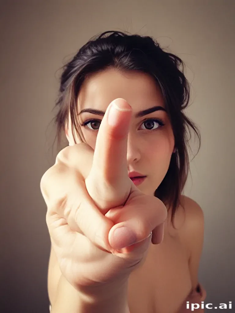 you pointing finger