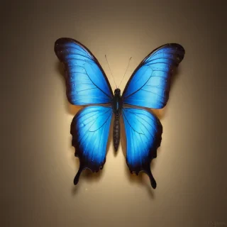 blue morpho butterfly