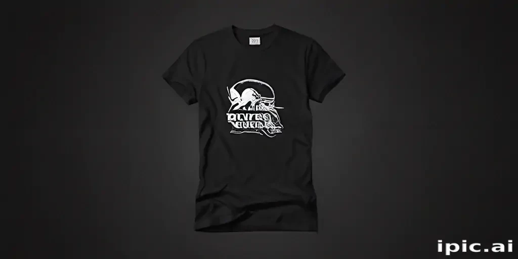 black tee shirt mockup