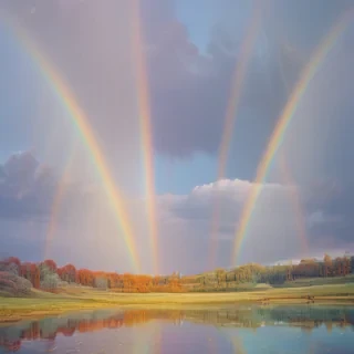 rainbow pastel