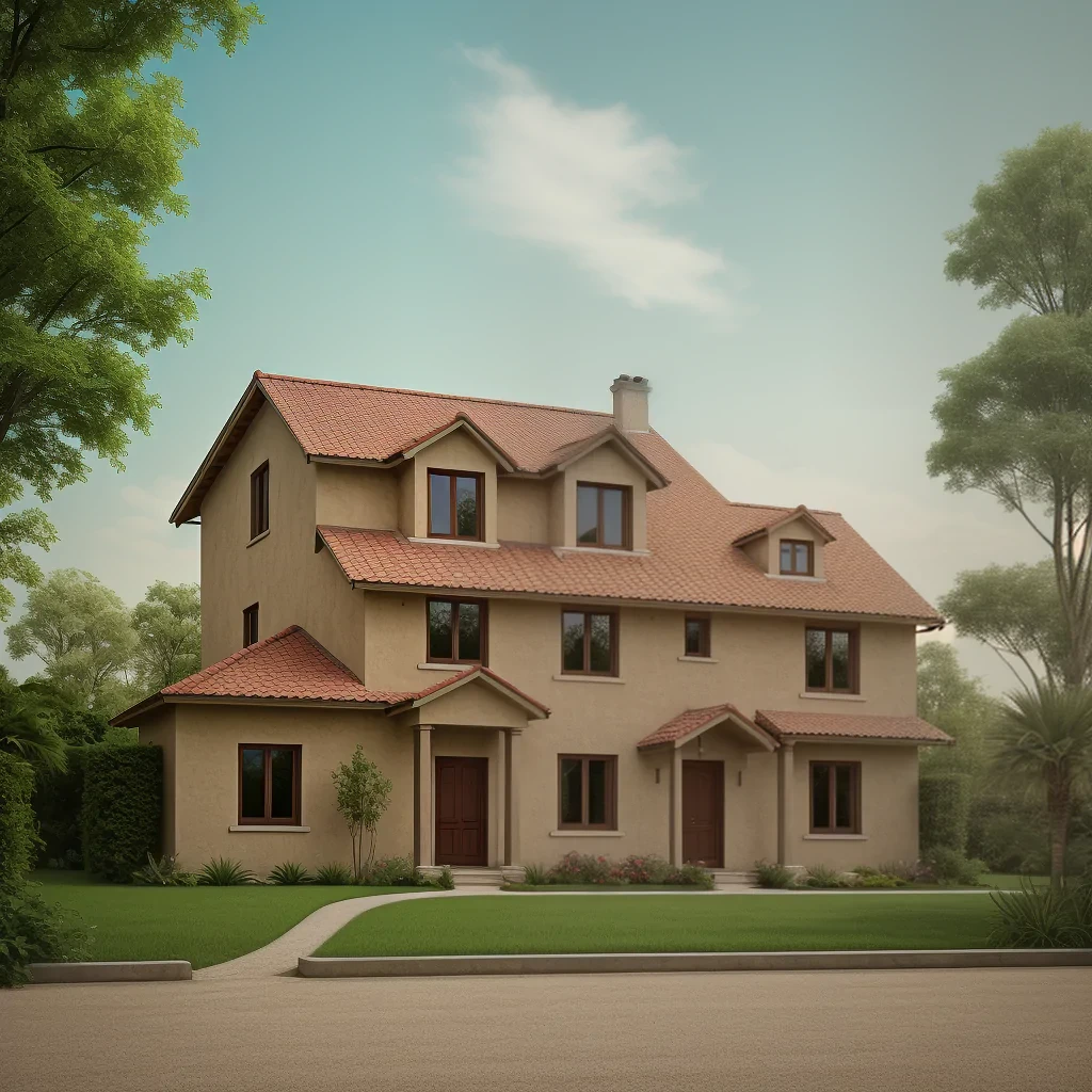 background of a house